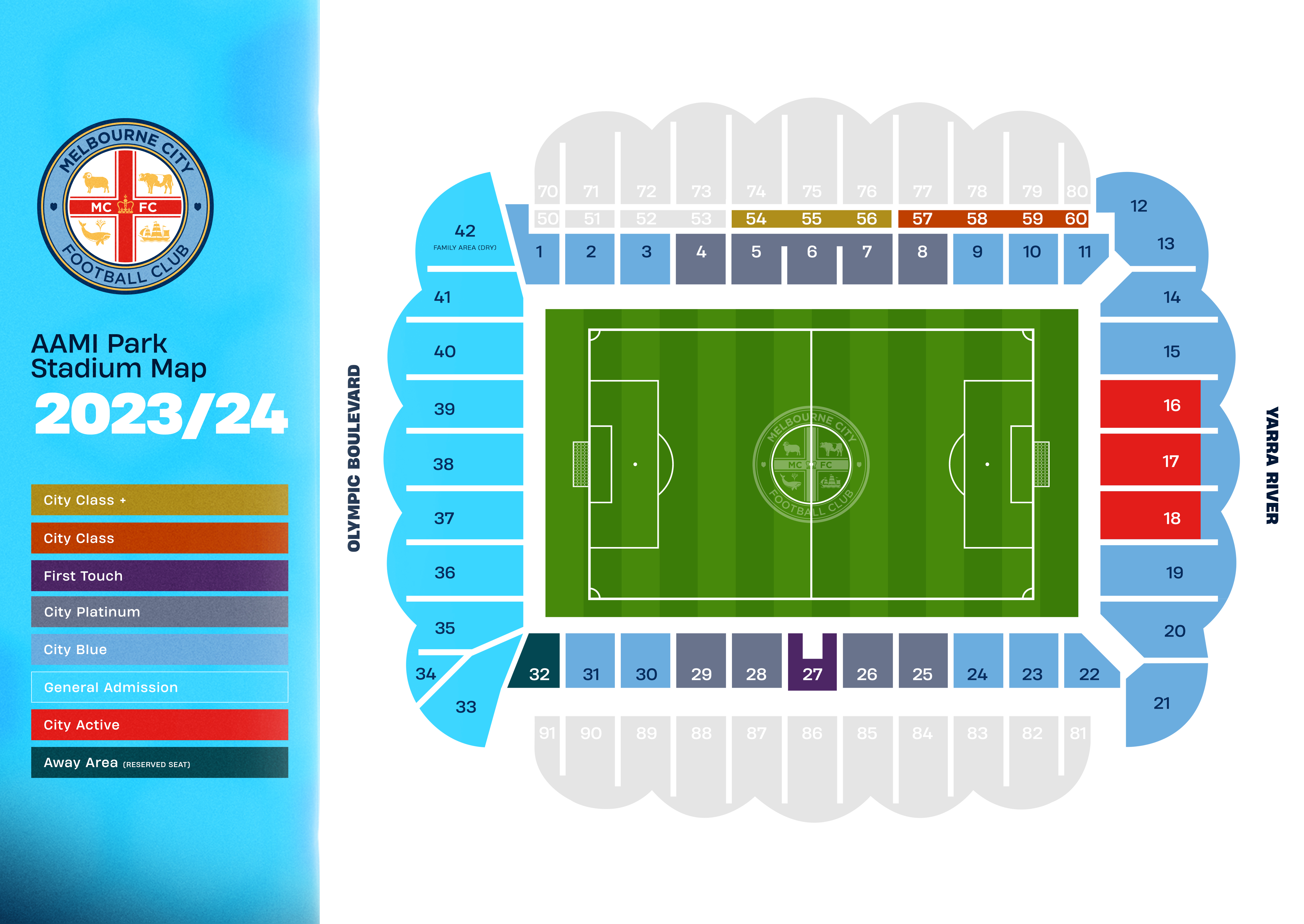 Melbourne City FC Stadium seating map
